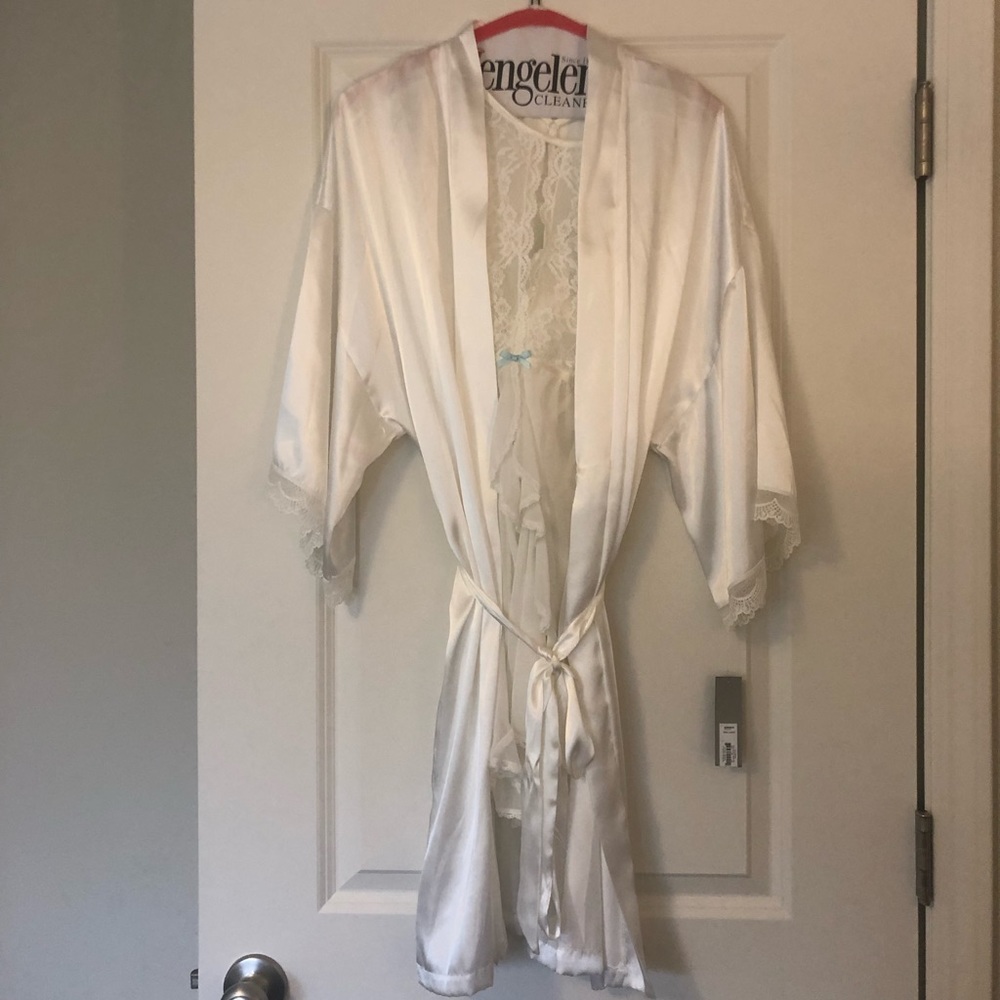 Bride Robe and Nightgown